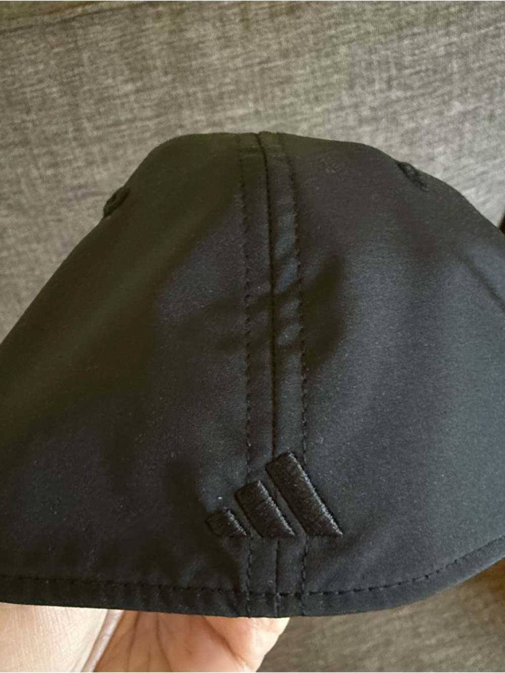 NWT adidas Men's Gameday 5 Stretch Fit Hat Climacool - Black/Black L/XL - NWT - Picture 10 of 10